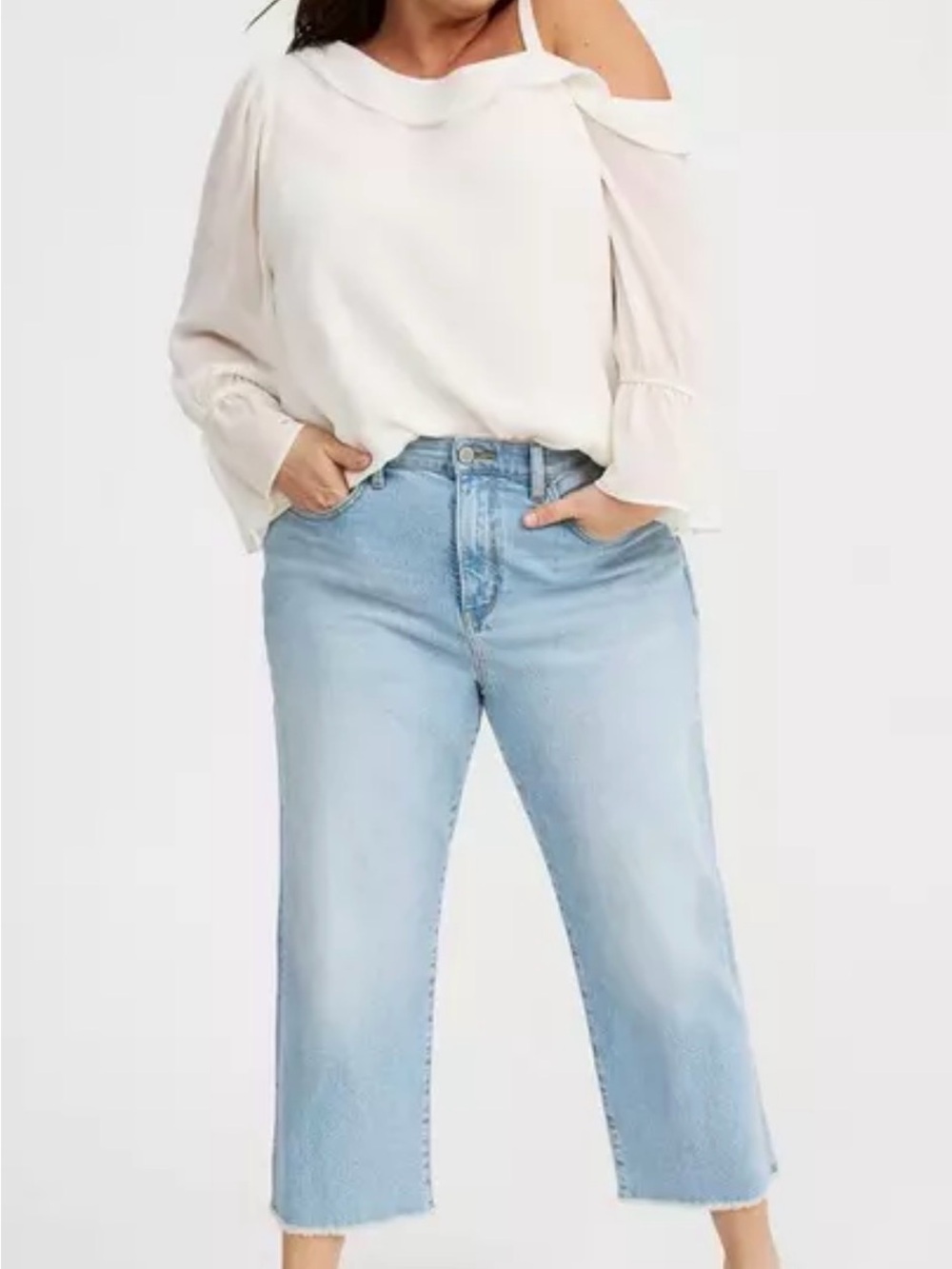 NWOT TORRID Ankle Crop High-Rise Straight Jean SIZE 18